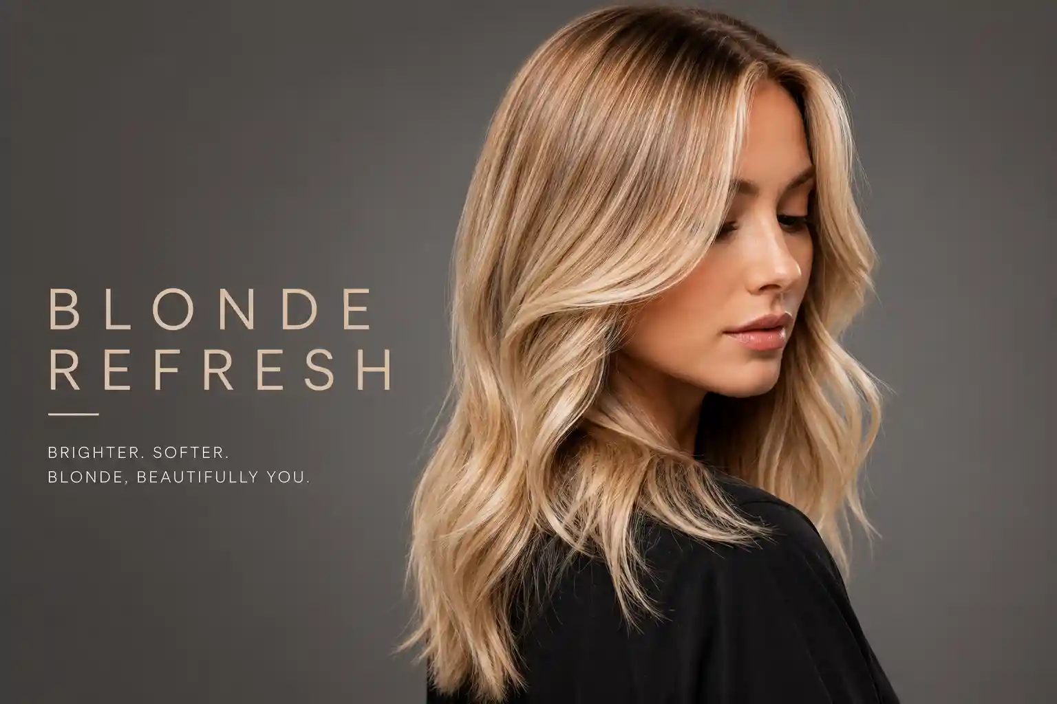 Blonde refresh hair colour