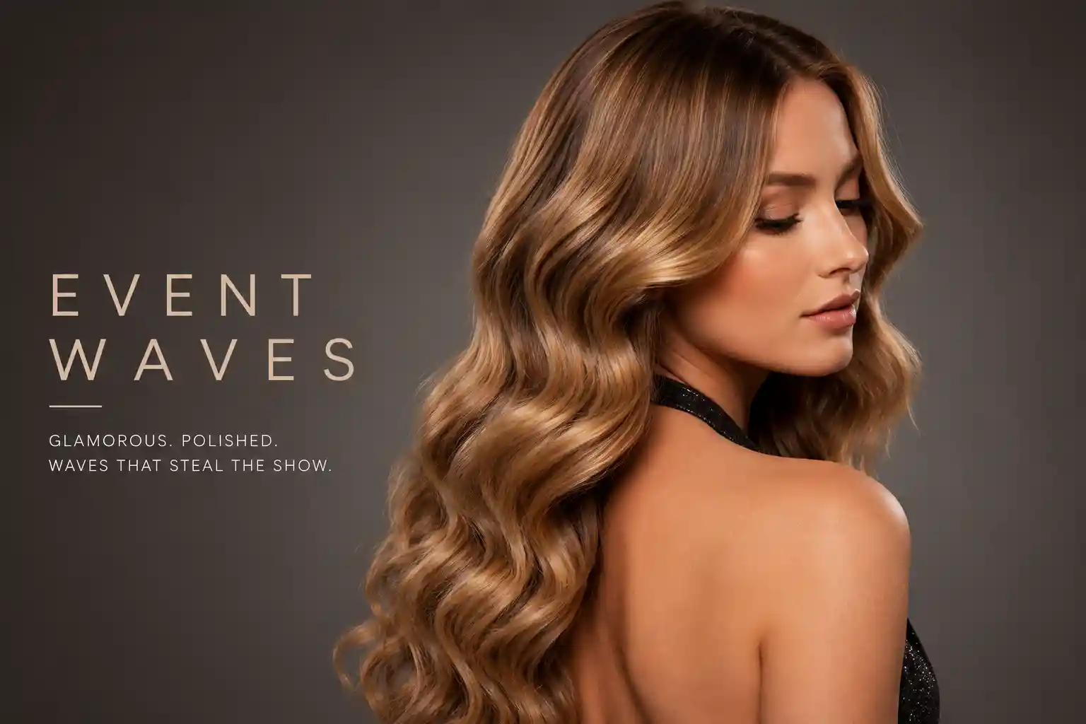 Event waves hairstyle