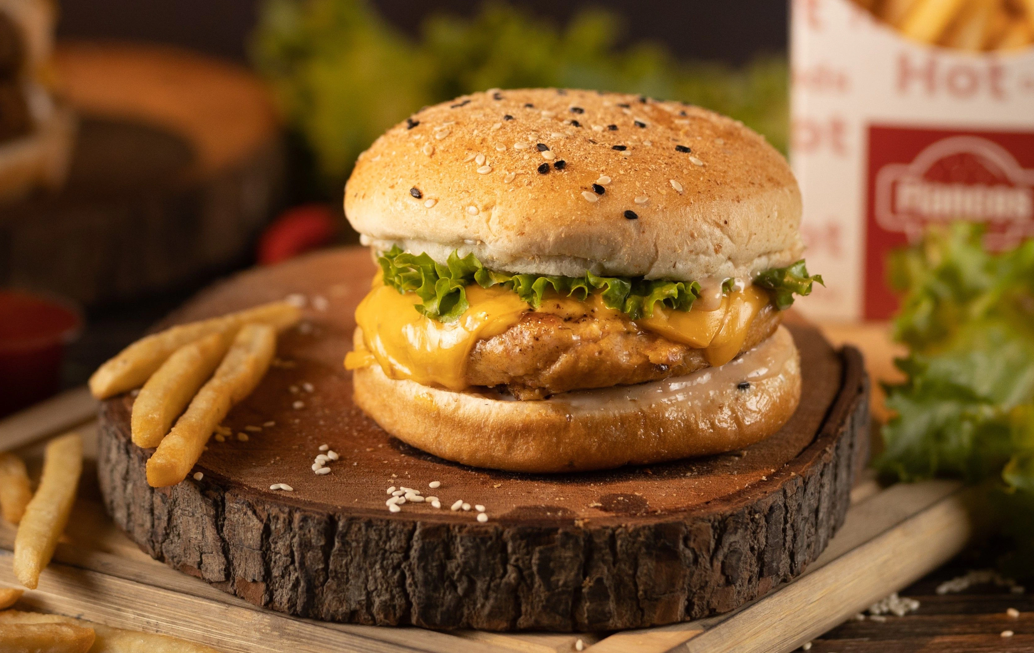 Buffalo Barnstormer chicken burger