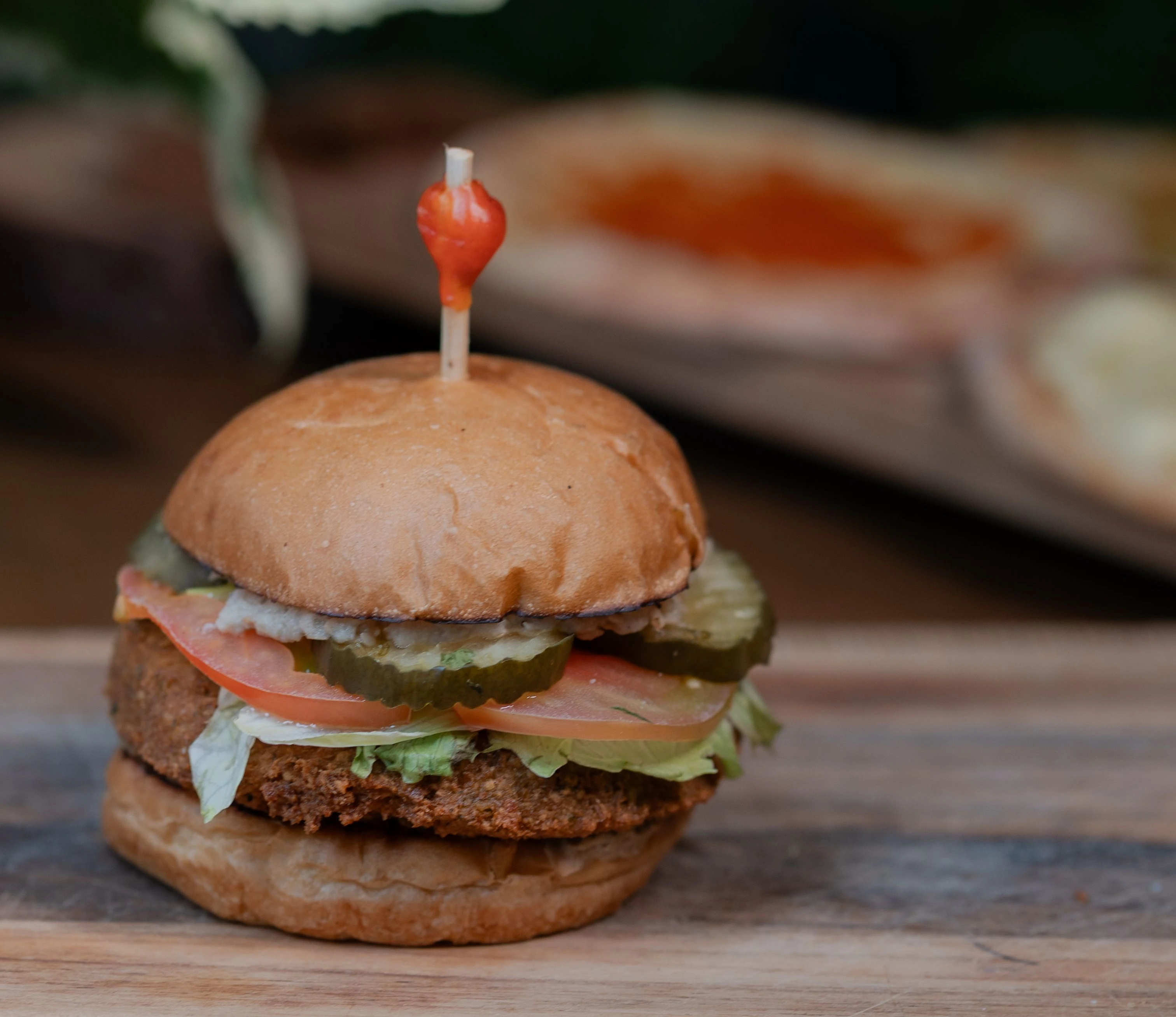 Bean There veggie burger