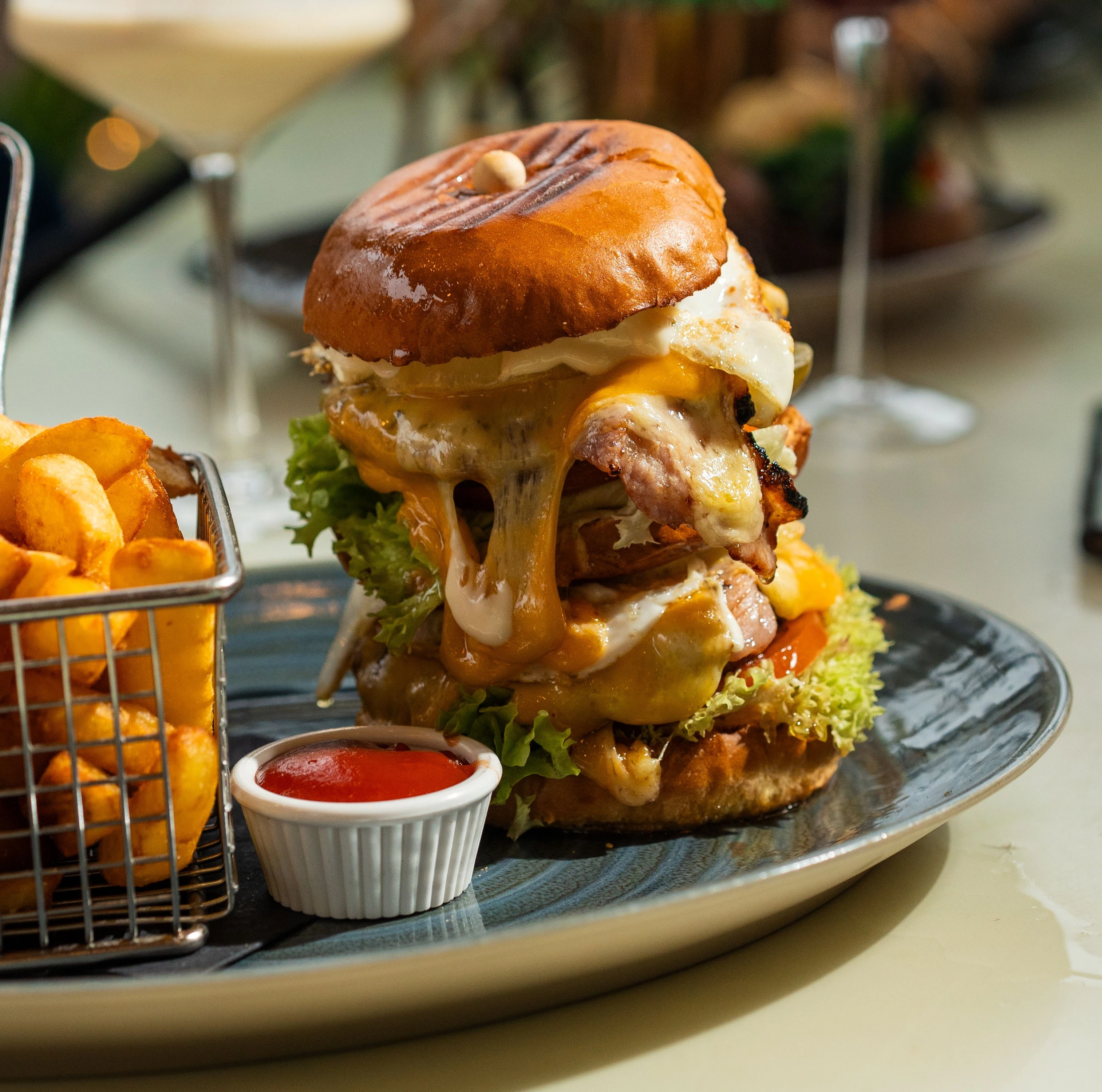 Smoky Stampede burger