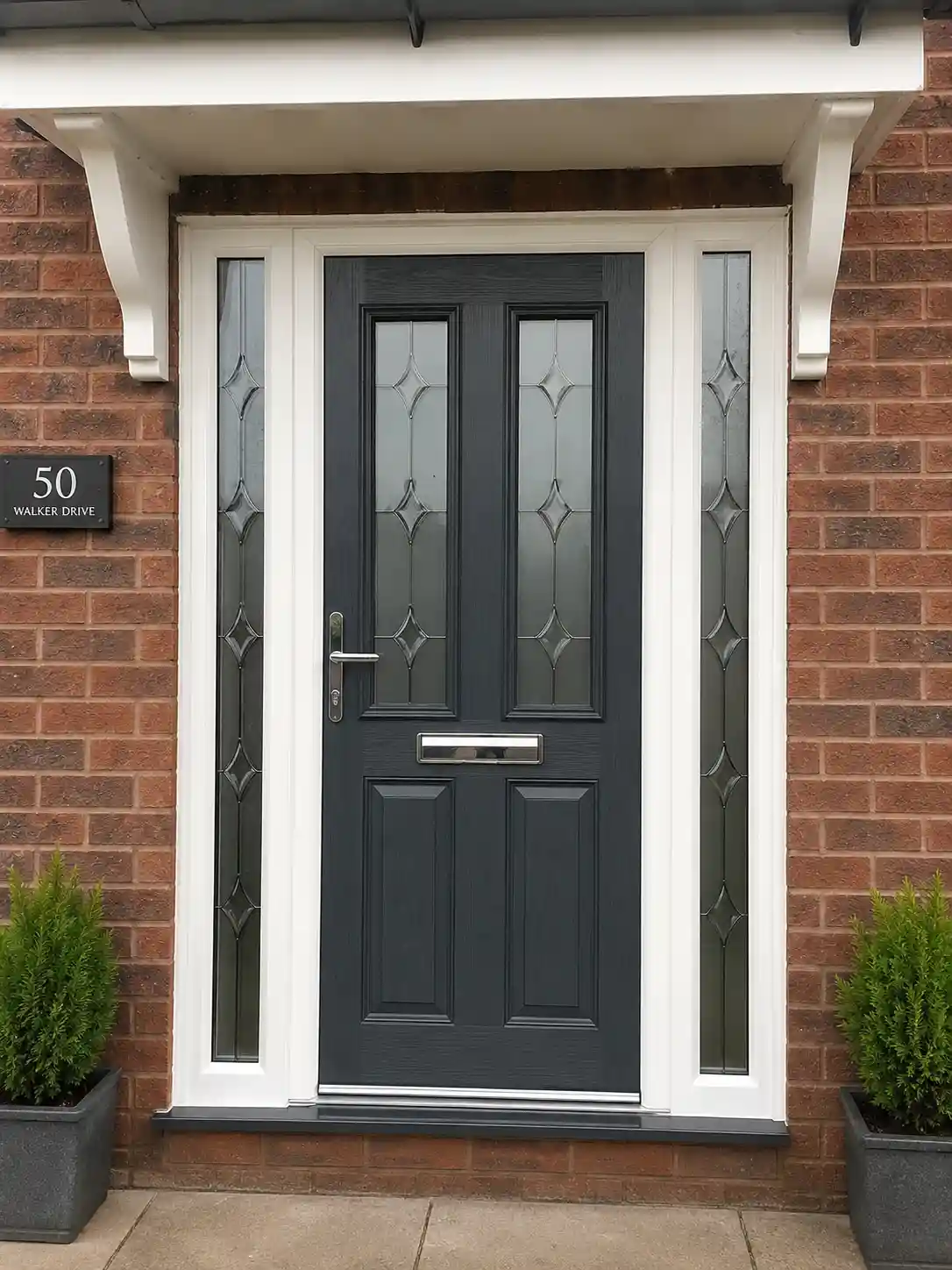 Finished front door replacement