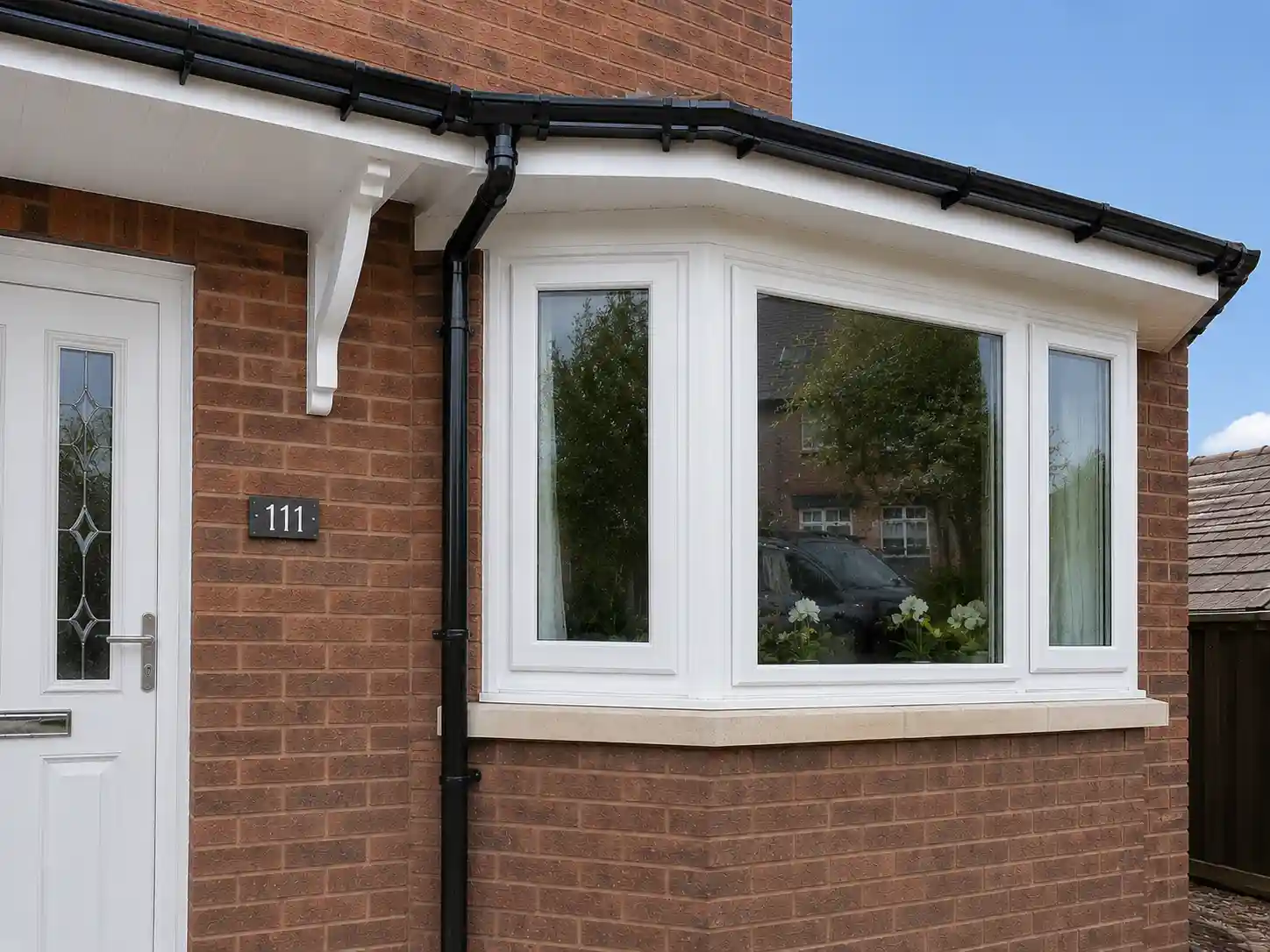 Finished guttering replacement
